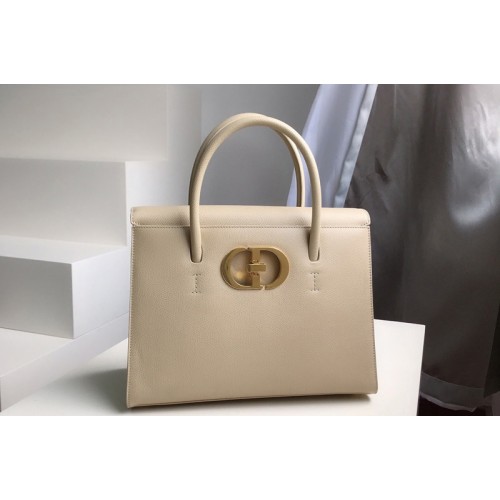 Christian Dior M9306 Dior Large St Honore tote bag in Apricot Grained Calfskin Christian Dior M9306 Dior Large St Honore tote bag in Apricot Grained Calfskin