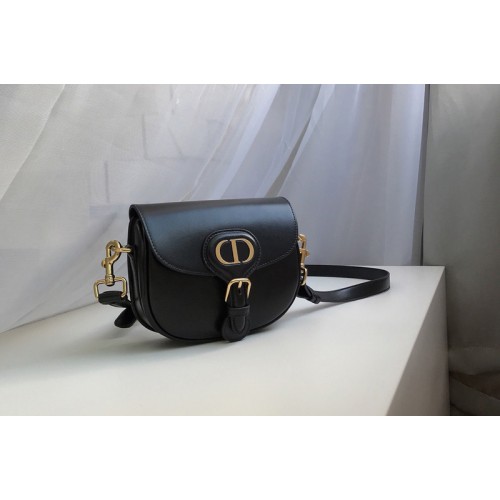 Christian Dior M9317 Small Dior Bobby Bag in Black Box Calfskin