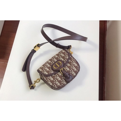 Christian Dior M9317 Small Dior Bobby Bag in Brown Dior Oblique Jacquard Christian Dior M9317 Small Dior Bobby Bag in Brown Dior Oblique Jacquard
