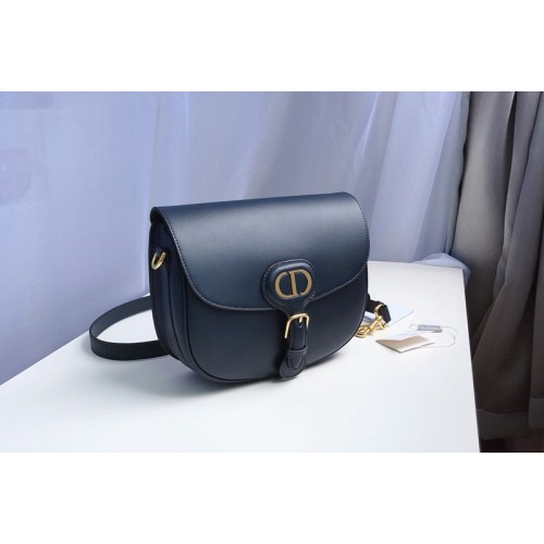 Christian Dior M9319 Medium Dior Bobby Bag in Blue Box Calfskin
