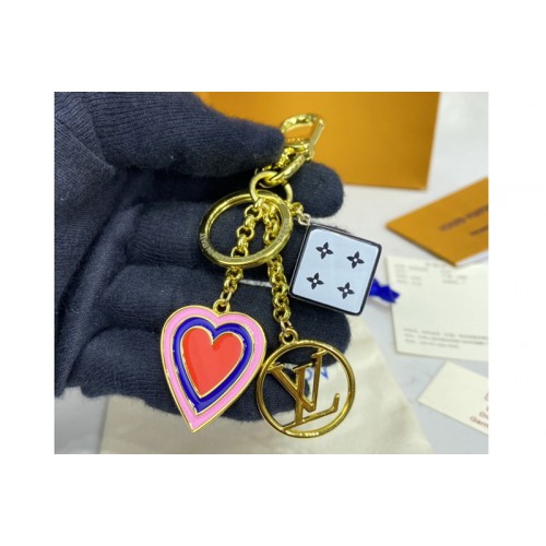 Louis Vuitton MP2913 Game On Dice and Heart bag charm and key holder Louis Vuitton MP2913 Game On Dice and Heart bag charm and key holder
