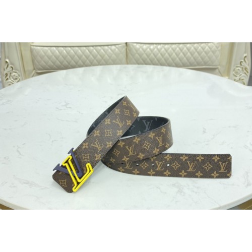 Louis Vuitton MP295V Line 40mm reversible belt in Monogram Canvas Monogram Eclipse Canvas
