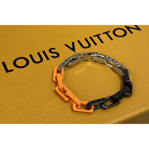 Louis Vuitton MP3143 Monogram Chain bracelet in Black Plexiglass