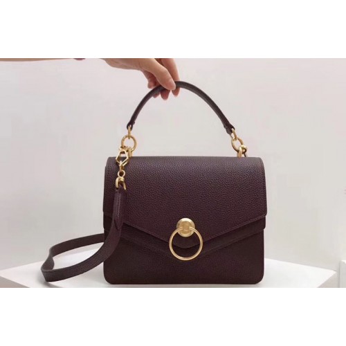 Mulberry Harlow Satchel Bags Small Classic Grain Leather Bordeaux