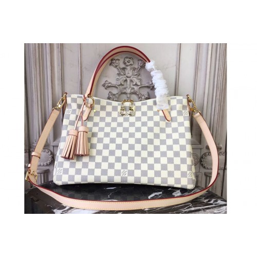 Louis Vuitton N40022 Lymington Bag in Damier Azur Canvas Louis Vuitton N40022 Lymington Bag in Damier Azur Canvas