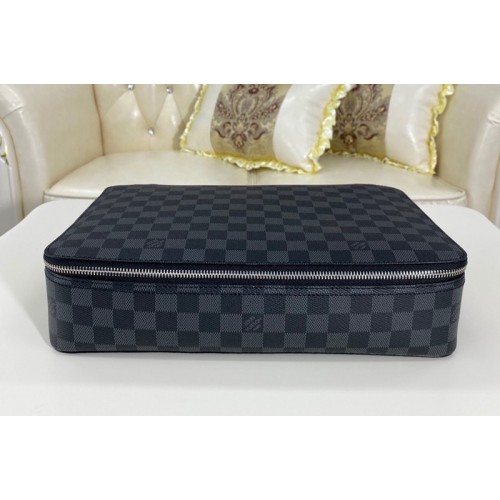 Louis Vuitton N40185 Cube De Rangement GM in Damier Graphite canvas Louis Vuitton N40185 Cube De Rangement GM in Damier Graphite canvas