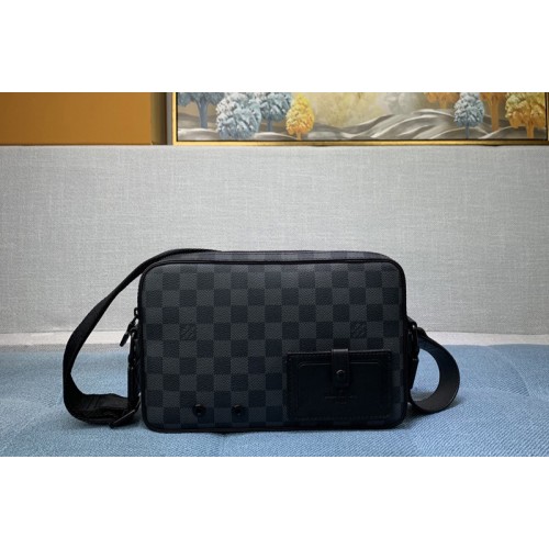 Louis Vuitton N40188 Alpha Messenger bag In Damier Graphite canvas Louis Vuitton N40188 Alpha Messenger bag In Damier Graphite canvas