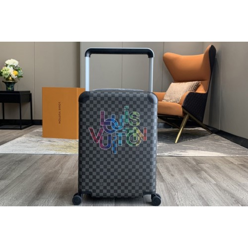 Louis Vuitton N40265 Horizon 55 ravel luggage in Damier Graphite coated canvas Louis Vuitton N40265 Horizon 55 ravel luggage in Damier Graphite coated canvas