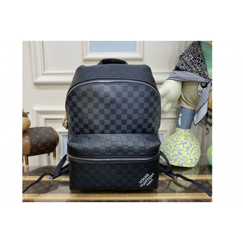 Louis Vuitton N40436 Discovery Backpack PM in Damier Infini cowhide leather and Damier Graphite coated canvas