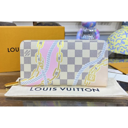 Louis Vuitton N40480 Zippy Wallet in Damier Azur coated canvas Louis Vuitton N40480 Zippy Wallet in Damier Azur coated canvas