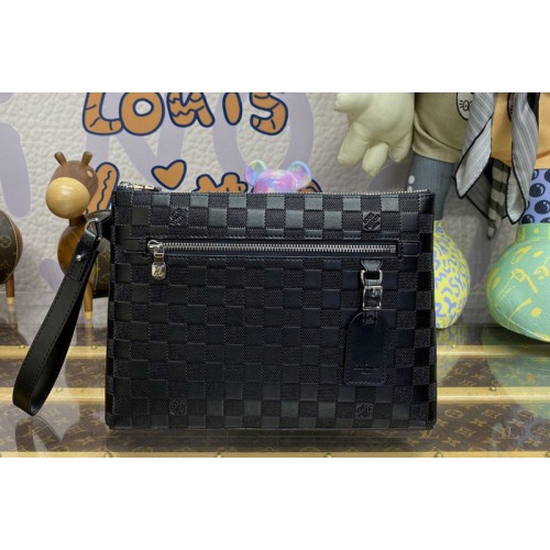 Louis Vuitton N40504 Takeoff Pouch in Damier Infini cowhide leather Louis Vuitton N40504 Takeoff Pouch in Damier Infini cowhide leather