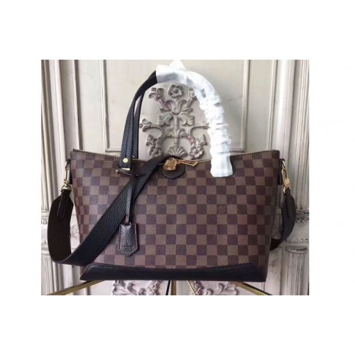 Louis Vuitton N41015 Hyde Park Bag in Damier Ebene Canvas With Black Louis Vuitton N41015 Hyde Park Bag in Damier Ebene Canvas With Black