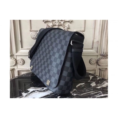 Louis Vuitton N41028 District PM Bag in Damier Graphite Canvas Louis Vuitton N41028 District PM Bag in Damier Graphite Canvas