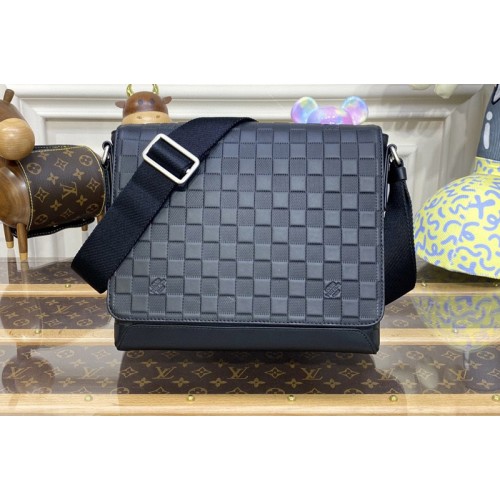 Louis Vuitton N41033 District PM Shoulder Bag in Damier Infini cowhide leather Louis Vuitton N41033 District PM Shoulder Bag in Damier Infini cowhide leather