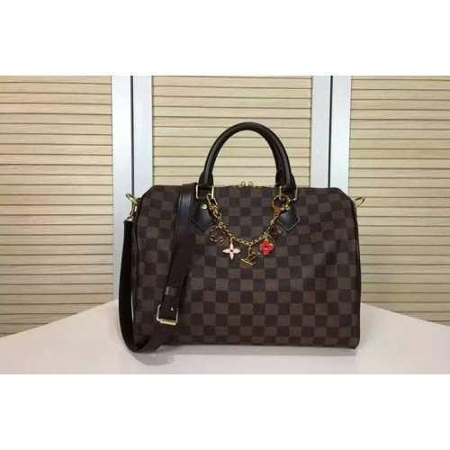 Louis Vuitton N41112 Speedy Bandouliere 30 Bag in Damier Ebene Canvas