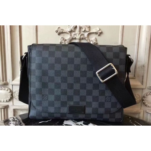 Louis Vuitton N41260 District PM Bag in Damier Graphite Canvas Louis Vuitton N41260 District PM Bag in Damier Graphite Canvas