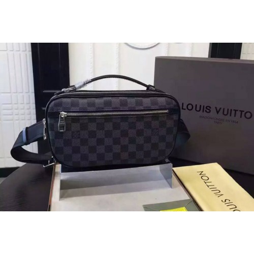 Louis Vuitton N41289 Ambler Hand bags & 038 Body Bag in Damier Graphite Canvas Louis Vuitton N41289 Ambler Hand bags & 038 Body Bag in Damier Graphite Canvas