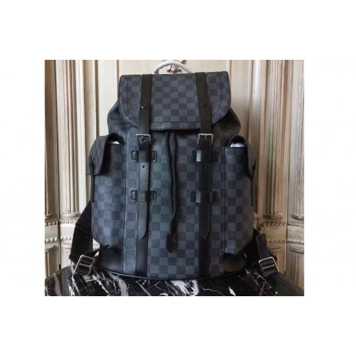 Louis Vuitton N41379 Christopher PM Backpack in Damier Graphite Canvas Louis Vuitton N41379 Christopher PM Backpack in Damier Graphite Canvas