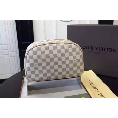 Louis Vuitton N41420 Toiletry Kit Bag in Damier Azur Canvas
