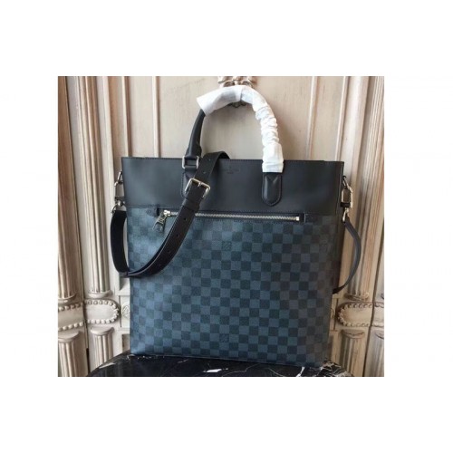 Louis Vuitton N41588 Newport Tote Bags in Damier Cobalt Canvas Louis Vuitton N41588 Newport Tote Bags in Damier Cobalt Canvas