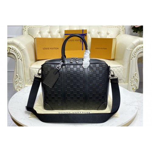 Louis Vuitton N45288 Sirius Briefcase Bag in Damier Infini Leather Louis Vuitton N45288 Sirius Briefcase Bag in Damier Infini Leather
