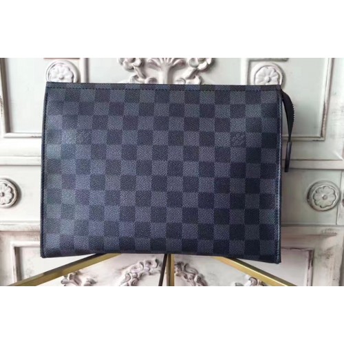 Louis Vuitton N47542 TOILETRY POUCH 26 in Damier Graphite Canvas Louis Vuitton N47542 TOILETRY POUCH 26 in Damier Graphite Canvas