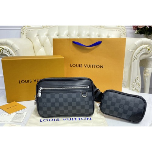 Louis Vuitton N50018 Scott Messenger Bag in Damier Graphite canvas Louis Vuitton N50018 Scott Messenger Bag in Damier Graphite canvas