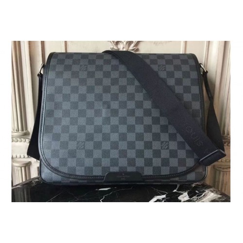 Louis Vuitton N58029 Daniel MM Bags in Damier Graphite Canvas Louis Vuitton N58029 Daniel MM Bags in Damier Graphite Canvas