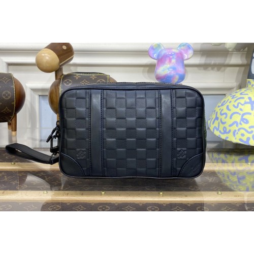 Louis Vuitton N60501 Pochette Kasai Bag in Damier Infini Leather