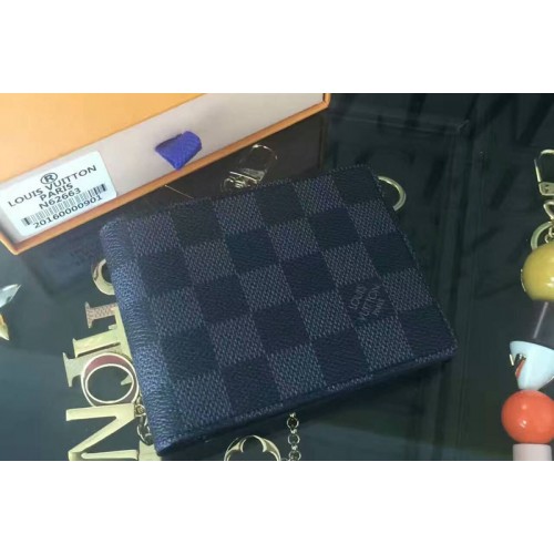 Louis Vuitton M60895 Multiple Wallet in Monogram Canvas