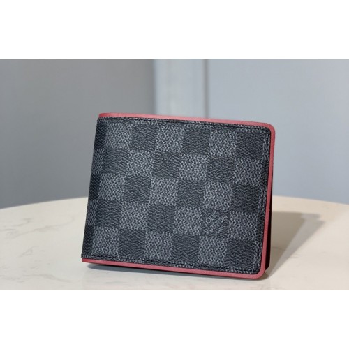 Louis Vuitton N63260 Multiple wallet in Damier Graphite canvas Louis Vuitton N63260 Multiple wallet in Damier Graphite canvas