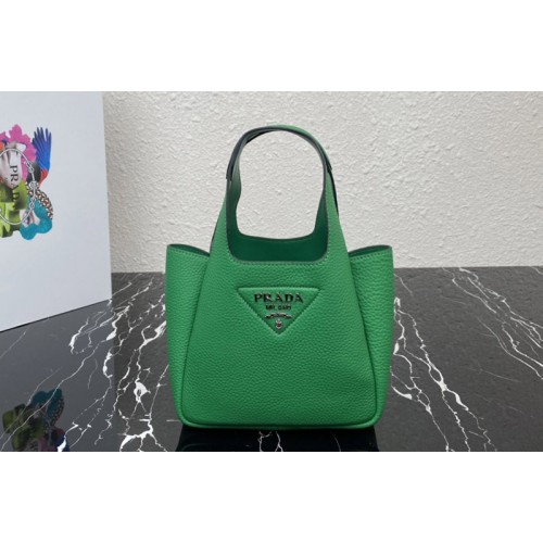 Prada 1BA349 Leather mini bag in Green Togo Leather Prada 1BA349 Leather mini bag in Green Togo Leather