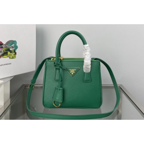 Prada 1BA906 Prada Galleria Saffiano leather mini-bag in Green Leather Prada 1BA906 Prada Galleria Saffiano leather mini-bag in Green Leather