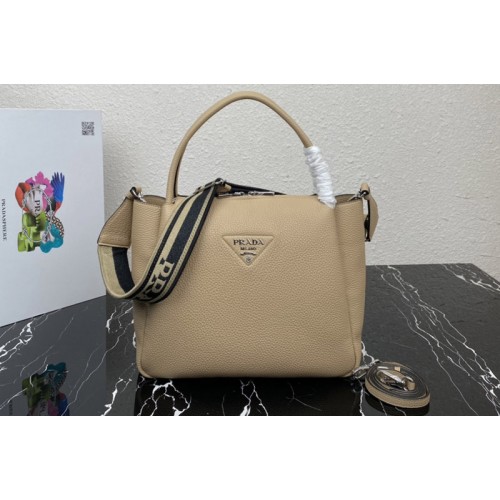 Prada 1BC170 Large leather handbag in Apricot Leather Prada 1BC170 Large leather handbag in Apricot Leather