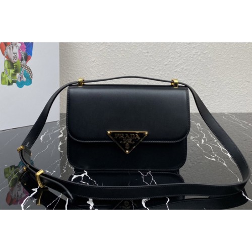 Prada 1BD320 Prada Leather shoulder bag in Black Leather Prada 1BD320 Prada Leather shoulder bag in Black Leather