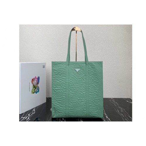 Prada 1BG587 Medium antique nappa leather tote Bag in Green Leather Prada 1BG587 Medium antique nappa leather tote Bag in Green Leather