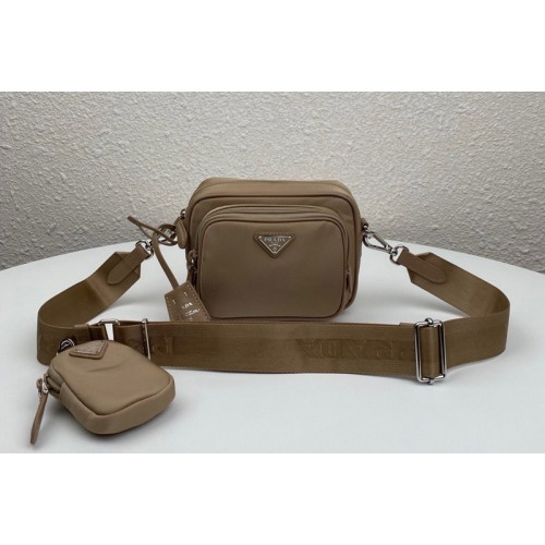 Prada 1BH153 Prada Re-Edition 2005 nylon bag in Brown Nylon Prada 1BH153 Prada Re-Edition 2005 nylon bag in Brown Nylon