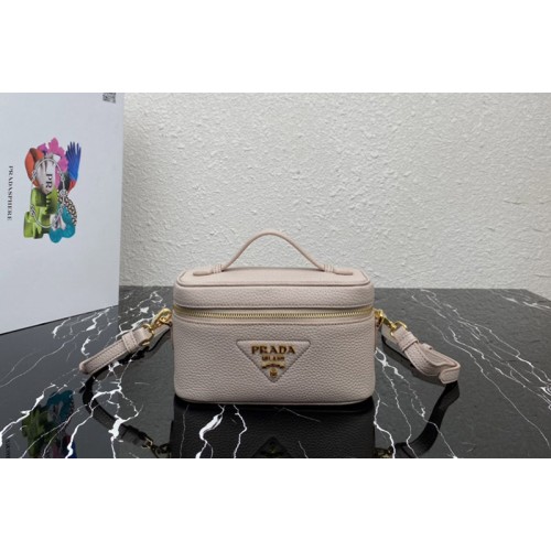 Prada 1BH202 Leather mini-bag in Pink Leather