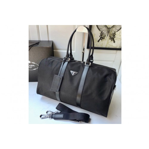 Prada 1V19S Nylon Travel Bag in Black Nylon
