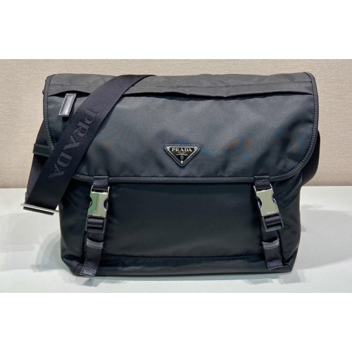 Prada 2VD052 Re-Nylon and Saffiano shoulder bag in Black Nylon Prada 2VD052 Re-Nylon and Saffiano shoulder bag in Black Nylon