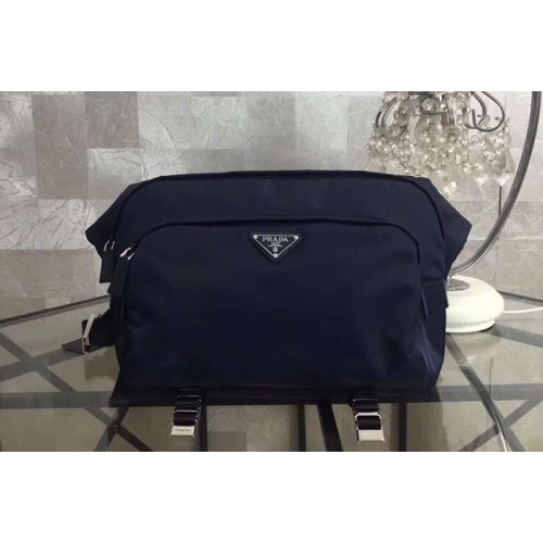 Mens Prada 2VH021 Nylon Bags Blue Mens Prada 2VH021 Nylon Bags Blue