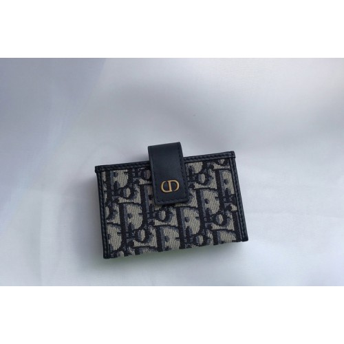 Christian Dior S2058 30 Montaigne 5-gusset card holder in Multicolor Dior Oblique Jacquard Christian Dior S2058 30 Montaigne 5-gusset card holder in Multicolor Dior Oblique Jacquard