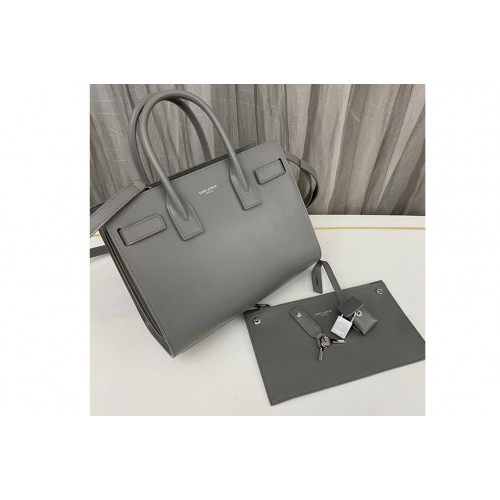 YSL CLASSIC SAC DE JOUR BABY IN Grey Smooth LEATHER YSL CLASSIC SAC DE JOUR BABY IN Grey Smooth LEATHER