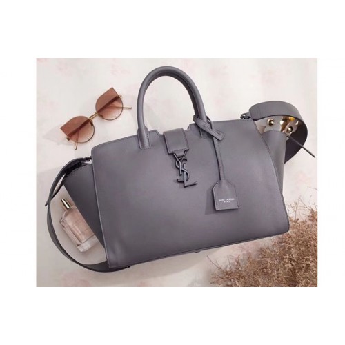 YSL Downtown Small Cabas Bags Original Leather Grey YSL Downtown Small Cabas Bags Original Leather Grey