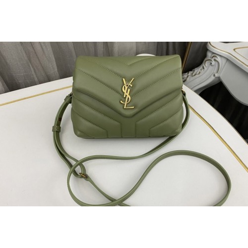 YSL Loulou Toy Bag in Green Leather YSL Loulou Toy Bag in Green Leather