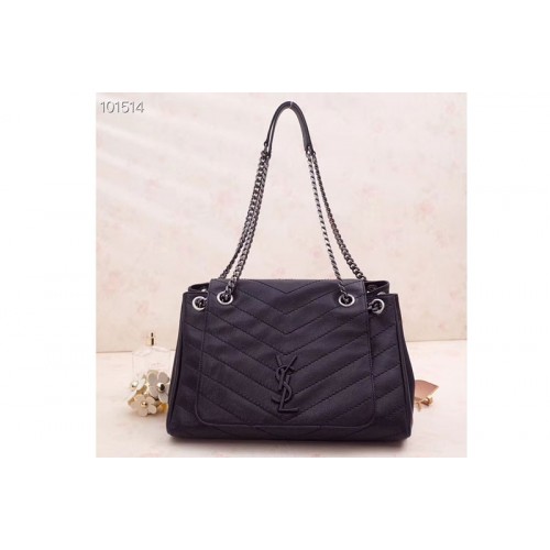 YSL Medium Nolita Bag In Vintage Leather Black YSL Medium Nolita Bag In Vintage Leather Black
