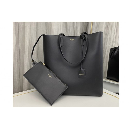 YSL SHOPPING bag IN Black LEATHER