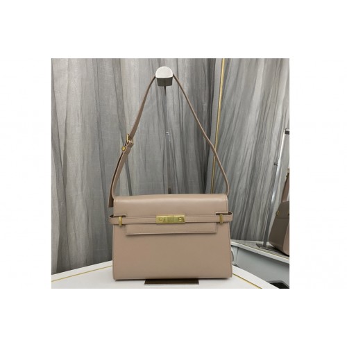 YSL MANHATTAN SMALL SHOULDER BAG IN Sand Leather YSL MANHATTAN SMALL SHOULDER BAG IN Sand Leather
