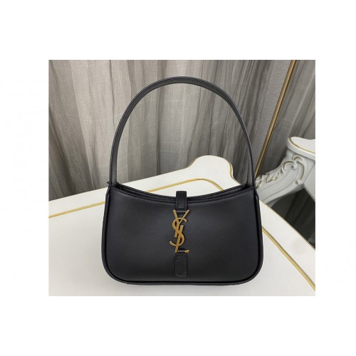 YSL LE 5 À 7 MINI IN SATIN Bag in Black Leather YSL LE 5 À 7 MINI IN SATIN Bag in Black Leather