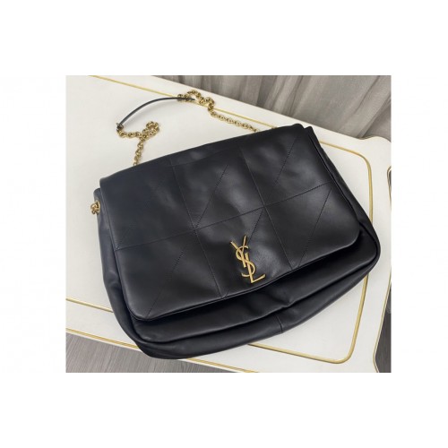 YSL JAMIE 4.3 LARGE SOFT NAPPA BAG IN Black LAMBSKIN